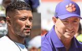Notre Dame HC Marcus Freeman, Clemson HC Dabo Swinney