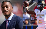 FOX Sports commentator Robert Griffin III and Cleveland Browns QB Shedeur Sanders