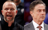 Louisville HC Pat Kelsey, St. John's HC Rick Pitino