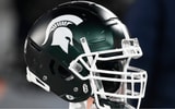 Michigan State football helmet.