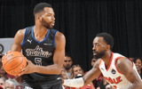 La Familia's Andrew Harrison (left) defended by The Ville's Russ Smith - Kentucky Sports Radio