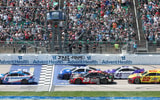 Kyle Larson Kansas win NASCAR