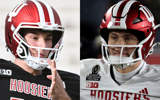 Indiana QBs Fernando Mendoza, Kurtis Rourke