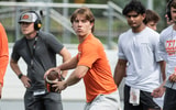 Bowe Bentley during Celina spring practice