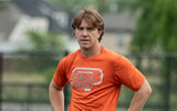 Bowe Bentley at spring practice