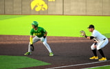 The Hawkeyes dropped the series opener to Oregon on Thursday night. (Photo by Dennis Scheidt)