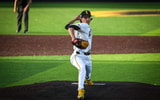 Cade Obermueller led the way for Iowa earning First Team All-Big Ten honors. (Photo by Dennis Scheidt)