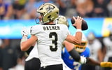 Jake Haener Saints injury quarterback oblique