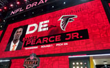 (Kirby Lee-Imagn Images) Apr 24, 2025; Green Bay, WI, USA; Tennessee Volunters defensive end James Pearce Jr. is selected as the No. 26 pick by the Atlanta Falcons during the NFL Draft at Lambeau Field.