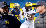 Sherrone Moore Blake Corum Donovan Edwards Jim Harbaugh