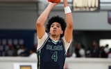 Oakland Soldiers’ Tyran Stokes (4) shoots a free throw during a game at Nike EYBL at the Memphis Sports & Events Center on Saturday, May 17, 2025 | Chris Day/The Commercial Appeal / USA TODAY NETWORK via Imagn Images