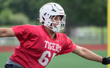 Cooper Hackett at practice