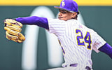 LSU head coach Jay Johnson chose to pitch Anthony Eyanson in Game 1 (Photo: SEC)