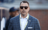 Georgia Tech Yellow Jackets athletic director J Batt on the field before a game against the Boston College Eagles at Bobby Dodd Stadium at Hyundai Field. - Brett Davis, USA TODAY Sports