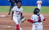 Texas Tech pitcher NiJaree Canady at the 2025 WCWS