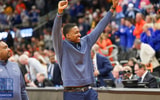Kentucky assistant coach Mikhail McLean celebrates the NCAA Tournament win over Illinois - Mont Dawson, Kentucky Sports Radio