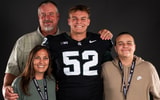 OT Collin Campbell and family on Michigan State official visit
