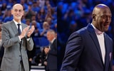 Adam Silver Michael Jordan