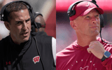 Wisconsin HC Luke Fickell, Alabama HC Kalen DeBoer