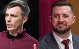 Texas A&M HC Bucky McMillan, Florida State HC Luke Loucks