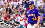 NCAA Baseball: College World Series-Arkansas v LSU