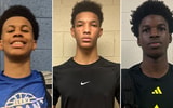 Photos of Baba Oladotun (left), CJ Rosser (middle), and Obinna Ekezie Jr. via KSR/On3