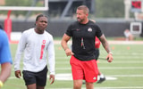 Eric McFarland and Brian Hartline by Mick Walker -- Lettermen Row --