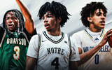 Tyran Stokes, Caleb Holt, and Tay Kinney