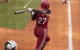 Former South Carolina softball outfielder Kianna Jones during the Gamecocks' appearance at the PV College Challenge. Photo credit: PV College Challenge on Twitter/X