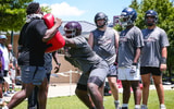 Class of 2028 lineman Major Green working out at South Carolina. Photo by: Katie Dugan | GamecockCentral