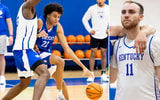 (Braydon Hawthorne and Walker Horn, Photos via UK Athletics)