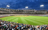 LSU takes on Coastal Carolina in Game 1 of the 2025 CWS Finals (Jamie Schwaberow | NCAA Photos via Getty Images.)