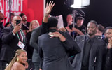 Former Baylor star VJ Edgecombe with his mom at the 2025 NBA Draft