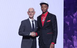 Former Rutgers forward Ace Bailey at the 2025 NBA Draft