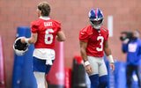 Jaxson Dart, Russell Wilson, New York Giants