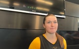Taylor Stremlow is excited for her sophomore year at Iowa. (Photo by Kyle Huesmann)