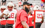 Nebraska running backs coach E.J. Barthel