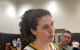 Ava Heiden spoke with the media after practice on Tuesday morning.