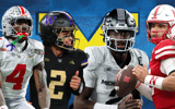 Key opposing players Michigan Wolverines football will face this coming season include Jeremiah Smith, Demond Williams Jr., Aidan Chiles and Dylan Raiola. (Photos by USA TODAY Sports Images)