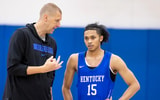 Mark Pope (left) and Jaland Lowe - Chet White, UK Athletics