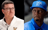 Vanderbilt HC Mark Byington, Memphis HC Penny Hardaway