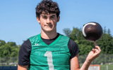 Xavier Stearn is the quarterback for the Germantown Academy Patriots 2025 football team