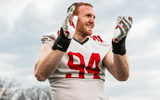 Bradley Weaver during Rutgers Football spring practice