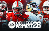 EA Sports College Football 26 top 100 rankings