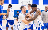 Walker Horn. Otega Oweh. Trent Noah. Malachi Moreno. Mo Dioubate. Jason Hart. Kentucky men’s basketball practice. Photo by Chet White | UK Athletics
