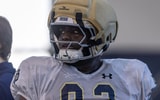Notre Dame defensive lineman Jared Dawson