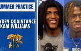Jayden Quaintance and Kam Williams - Kentucky men's basketball 2025-26 summer interviews