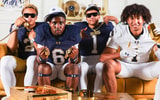 Notre Dame WR commits Kaydon Finley, Brayden Robinson, Dylan Faison and Devin Fitzgerald on their official visits to ND.