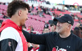 Texas Tech coach Joey McGuire and Kansas City Chiefs QB Patrick Mahomes
