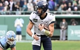 UConn QB Joe Fagnano in the 2024 Fenway Bowl